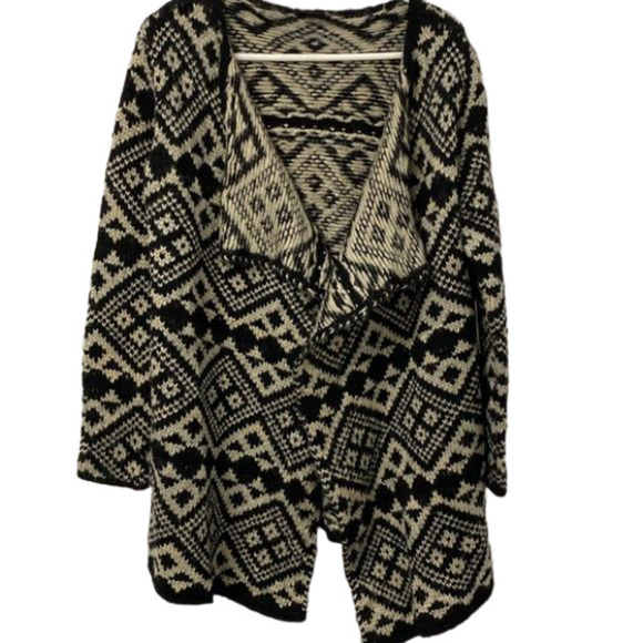 Cliche' Couture Wool Blend Cozy Open Cardigan Sweater Women Size Small - Picture 1 of 7